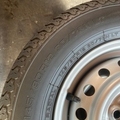 ヨコハマ145/80R12 LT タイヤホイールセット　軽トラ　軽バン　スズキ純正　新車外し　中古品　
