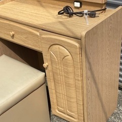 ●木目製　ドレッサー●あげますの画像