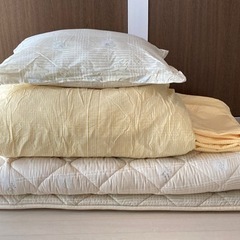 【決まりました】お布団３点セット シングル　来客用 臨時用