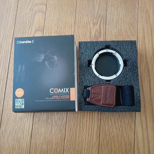 カメラレンズ持ち運び首掛け道具。新品