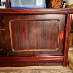 収納家具　食器棚　古道具の画像