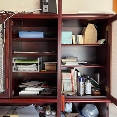 収納家具　食器棚　古道具の画像