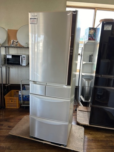 ☆大容量の411L☆Panasonic 　冷蔵庫　NR-E431V-N