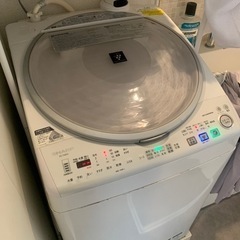 Ag抗菌！プラズマクラスター！SHARP 乾燥機付き洗濯機　ES...