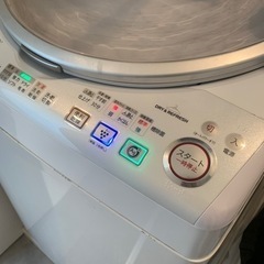 Ag抗菌！プラズマクラスター！SHARP 乾燥機付き洗濯機　ES TX810-Sの画像