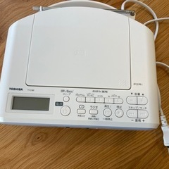 家電 ポータブルプレーヤー CDプレーヤー　TOSHIBAの画像