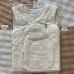 ミキハウス、タオル生地ベスト(新品)
