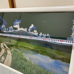 【あげます！】パズル+額もセット！　の画像