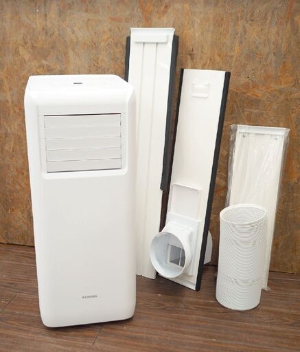 札幌 東区 IRIS OHYAMA アイリスオーヤマ Airwill エアウィル ポータブルクーラー IPA-2222G 2022年製 リモコン付 適用畳数 4.5～7畳 空調家電