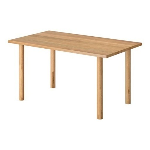 【新品未使用】MUJI 無印良品 木製テーブル 脚 4本組 2セット 72cm オーク材