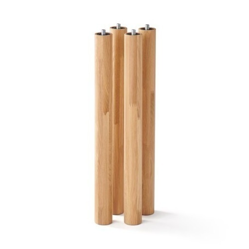 【新品未使用】MUJI 無印良品 木製テーブル 脚 4本組 2セット 72cm オーク材