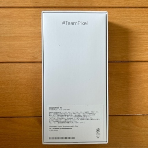 新品未使用　Google Pixel 8a obsidian オブシディアン128gb G576D SIMフリー