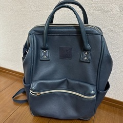 anello リュック　ネイビー