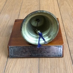 真鍮製の船鐘（ふじ丸）の画像