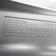 カシオ ベーシックキーボード CTK-240 49鍵盤 電子ピアノ 鍵盤楽器 電子キーボード 100音色 100リズム 自動伴奏機能搭載 CASIO 札幌 西岡店の画像