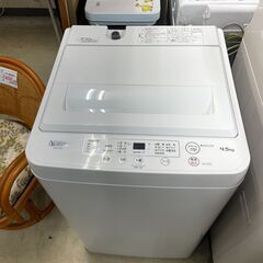 洗濯機　No.12164　ヤマダ　2021年製　4.5kg　YWM-T45H1　【リサイクルショップどりーむ荒田店】