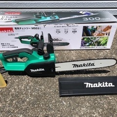 【極美品】電気チェーンソー　マキタ　M503