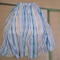 DOUBLENAME】ストライプ柄スカート