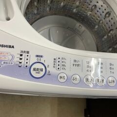 洗濯機　No.12163　東芝　2008年製　6kg　AW-60GE　【リサイクルショップどりーむ荒田店】の画像