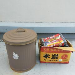 アウトドア　バーベキュー　炭　セット