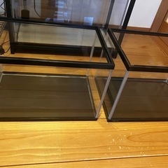 60cm水槽セットと45cm水槽の画像