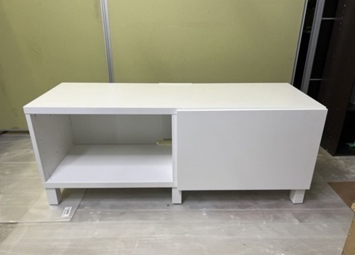 【美品】IKEA テレビボード　白　120cm幅