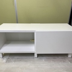 【美品】IKEA テレビボード　白　120cm幅　