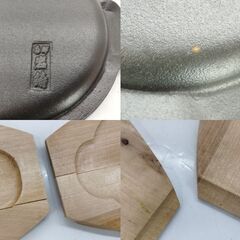在庫3個 未使用品 南部鉄器 岩鋳 ステーキ皿 鉄皿　/TJ-1797 2F北の画像