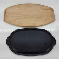 在庫3個 未使用品 南部鉄器 岩鋳 ステーキ皿 鉄皿　/TJ-1797 2F北の画像