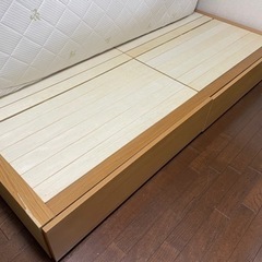 無印良品　シングル　収納ベッドの画像