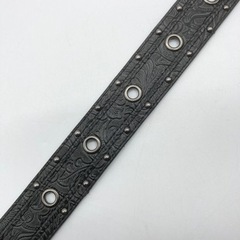 未使用◆メンズベルト◆ベルト◆パンチング◆フラワー柄の画像