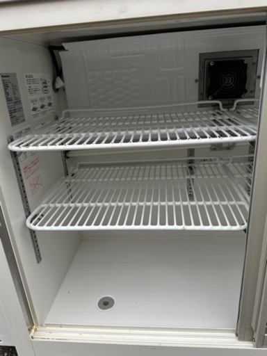 【動確済み】2020年 業務用 Panasonic 箱型ショーケース SMR-V1241C 100V 219L 台下冷蔵ショーケース 