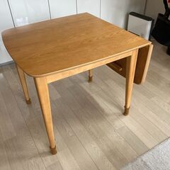 伸縮ダイニングデーブル　Receno　中古品の画像
