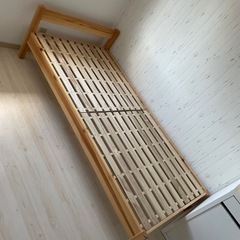 無印良品　ベッド&マットレス　セットの画像