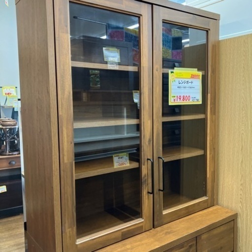 レンジボード アンティーク調 食器棚（B5-22）