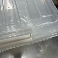 半額セール‼️薄型　クリア衣装ケース　残り2セット　難あり　　の画像