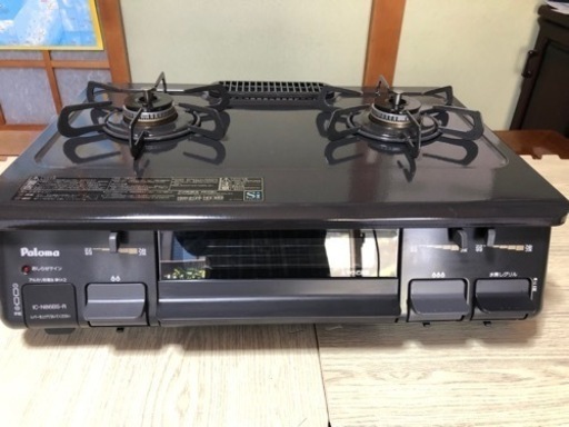 美品　パロマ　都市ガス用　ガスコンロ IC-N86BS-R