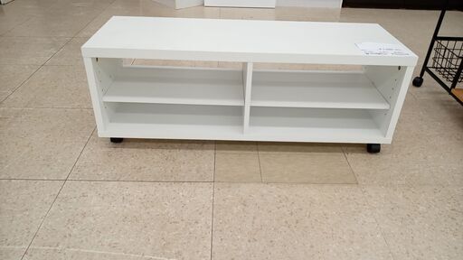 ★ジモティ割あり★  テレビ台 白 H37×D35×W100 クリーニング済み TJ5855
