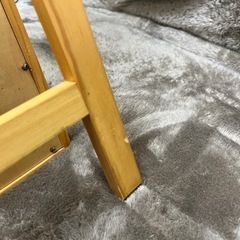 スタンドミラー　木製フレームの画像