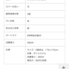 ホットカーペットの画像