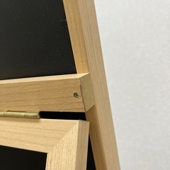 スタンドミラー 木製フレームの画像