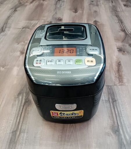 アイリスオーヤマ　炊飯器　米屋の旨み 銘柄炊き圧力IHジャー炊飯器 3合 RC-PA30-B