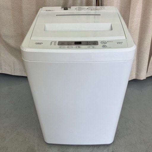 洗濯機4.5kg⭐︎AQUA⭐︎クリーニング済み⭐︎⑤
