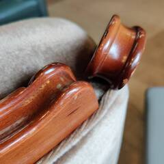 【愛品倶楽部柏店】karimoku オールドカリモク ロココ調 3人掛けソファ U3065の画像