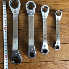 めがねラチェットレンチ4本組（中古品）