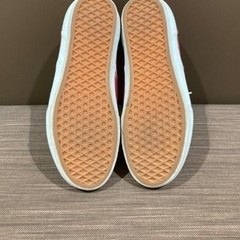 ［ VANS / ヴァンズ ］👟 赤 ，スニーカーの画像