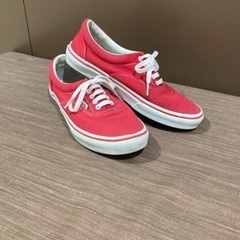 ［ VANS / ヴァンズ ］👟 赤 ，スニーカー