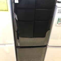 MITSUBISHI ミツビシ 三菱 冷蔵庫 MR-P15-B1 2020年製 ブラック 容量146L コンパクト キッチン家電 ガラスシェルフ 1人暮らし 2人暮らし   クリーニング済 堺市 石津【ジャングルジャングルサカイ石津店】