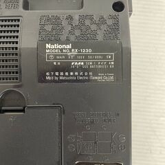 【National】 ナショナル ラジカセ 昭和レトロ RX-1230 J0031の画像