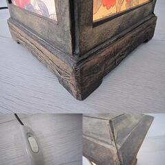 【お取引き 決まりました】和風 卓上 ランプ 灯籠風 インテリア【中古】JO5059SAIの画像